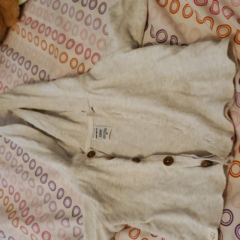 Gray button up jacket - Picture 1 of 2